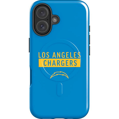 NFL Los Angeles Chargers Blue Performance Series iPhone 16 Plus Magsafe Impact Case